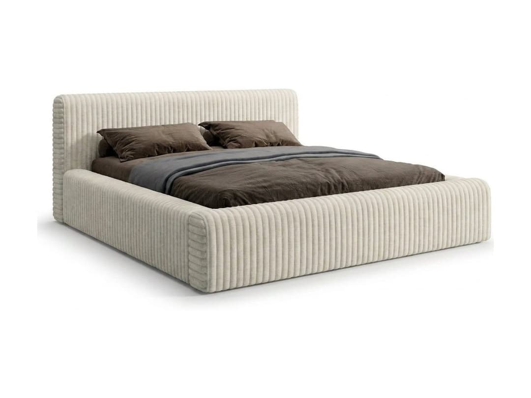 Bed met opbergruimte Veerle Beige 140x200 cm