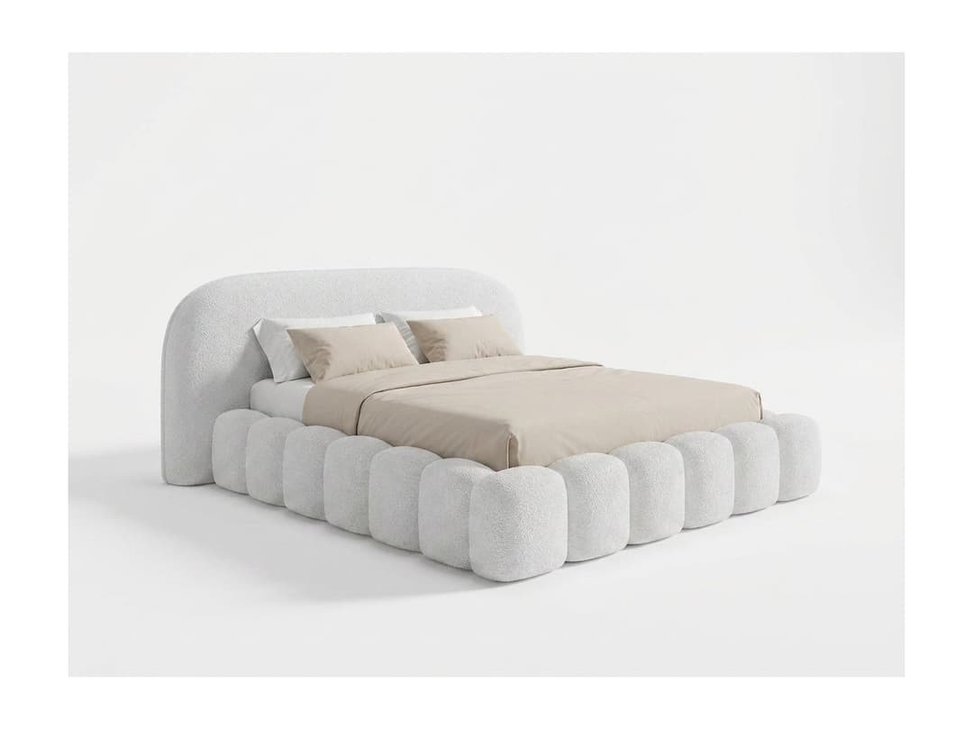Bed met opbergruimte Sofie Off-white 160x200 cm
