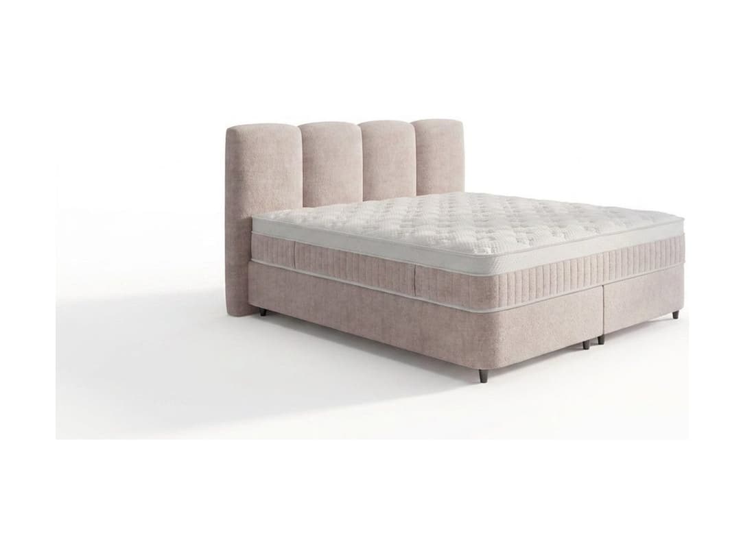 Opbergboxspring Anna Taupe 160x200 cm