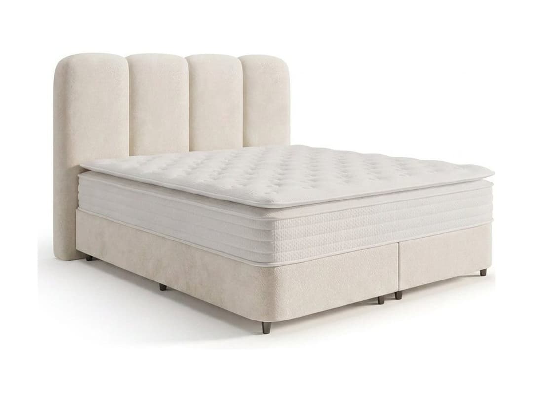 Opbergboxspring Pippa Beige 160x200 cm