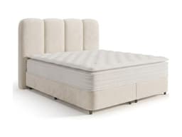 Opbergboxspring Pippa Beige 160x200 cm