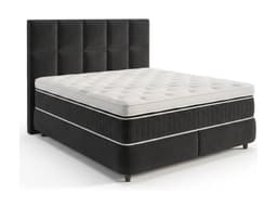 Opbergboxspring Nine Zwart 140x200 cm