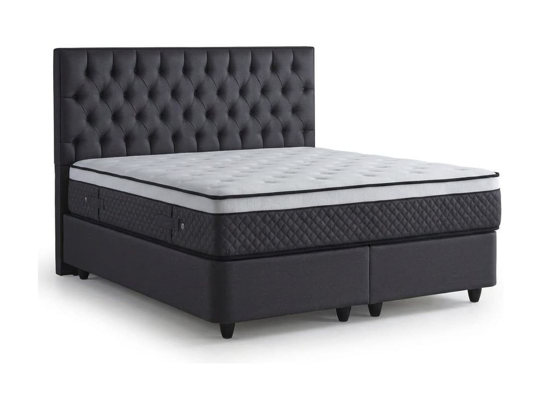 Opbergboxspring Cato Antraciet 180x200 cm