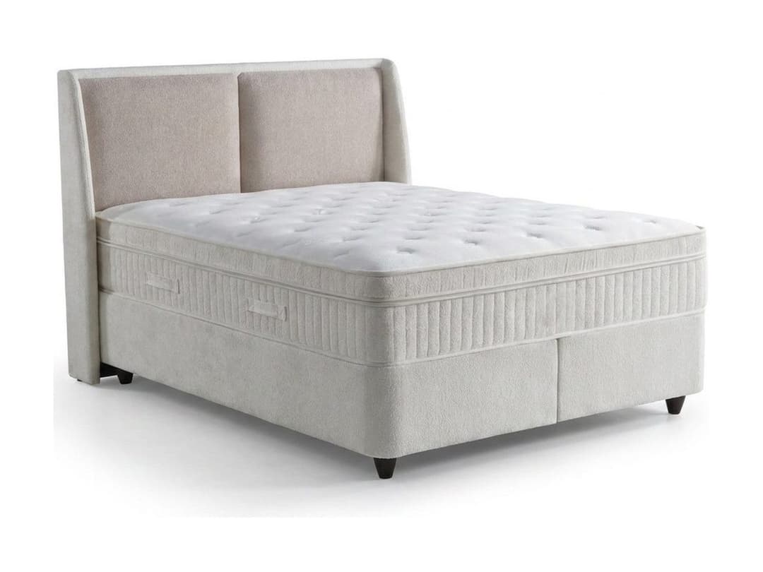 Opbergboxspring Tessa Beige 180x200 cm