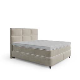 Opbergboxspring Floor Beige 140x200 cm