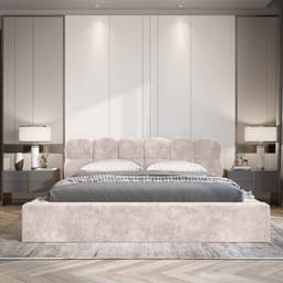 Bed met opbergruimte Hidde Grijs 180x200 cm