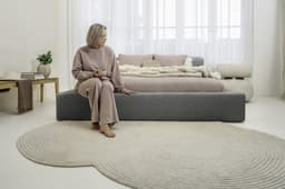 Bed met opbergruimte Evi Antraciet 140x200 cm