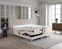 Elektrische boxspring Ivar Beige 140x200 cm