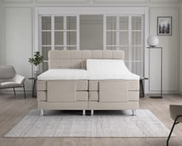 Elektrische boxspring Ivar Beige 140x200 cm