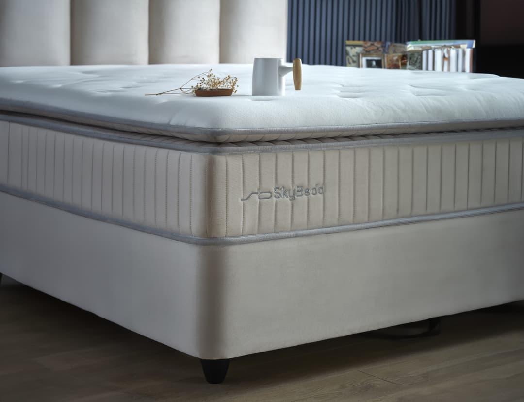 Opbergboxspring Britt Beige 160x200 cm