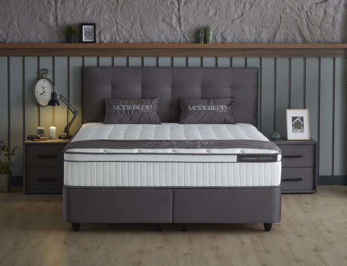 Opbergboxspring Merel 90x200 cm