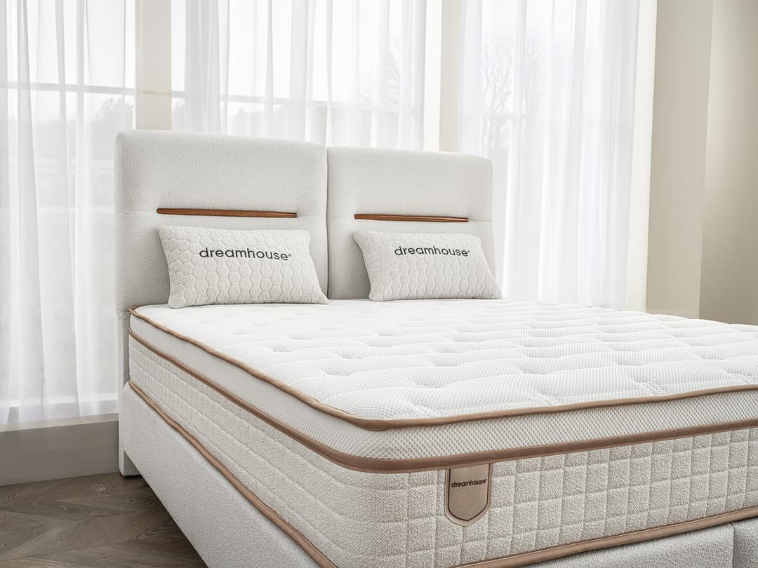 Opbergboxspring Olaf Beige 140x200 cm