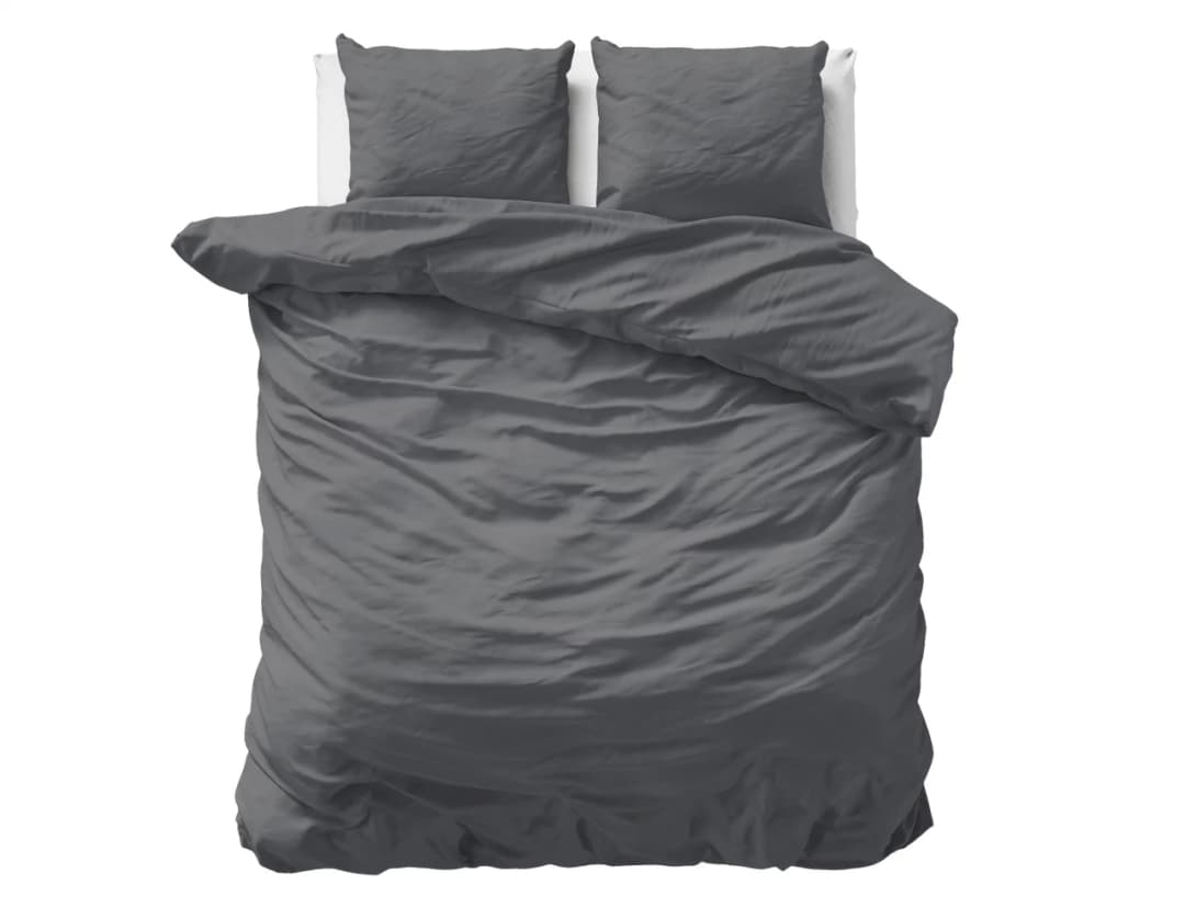 Dekbedovertrek Frea Antraciet 240x200/220 cm