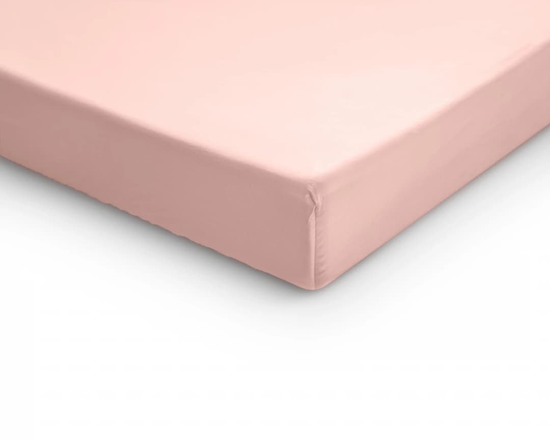Hoeslaken Kuno Roze 120x200 cm
