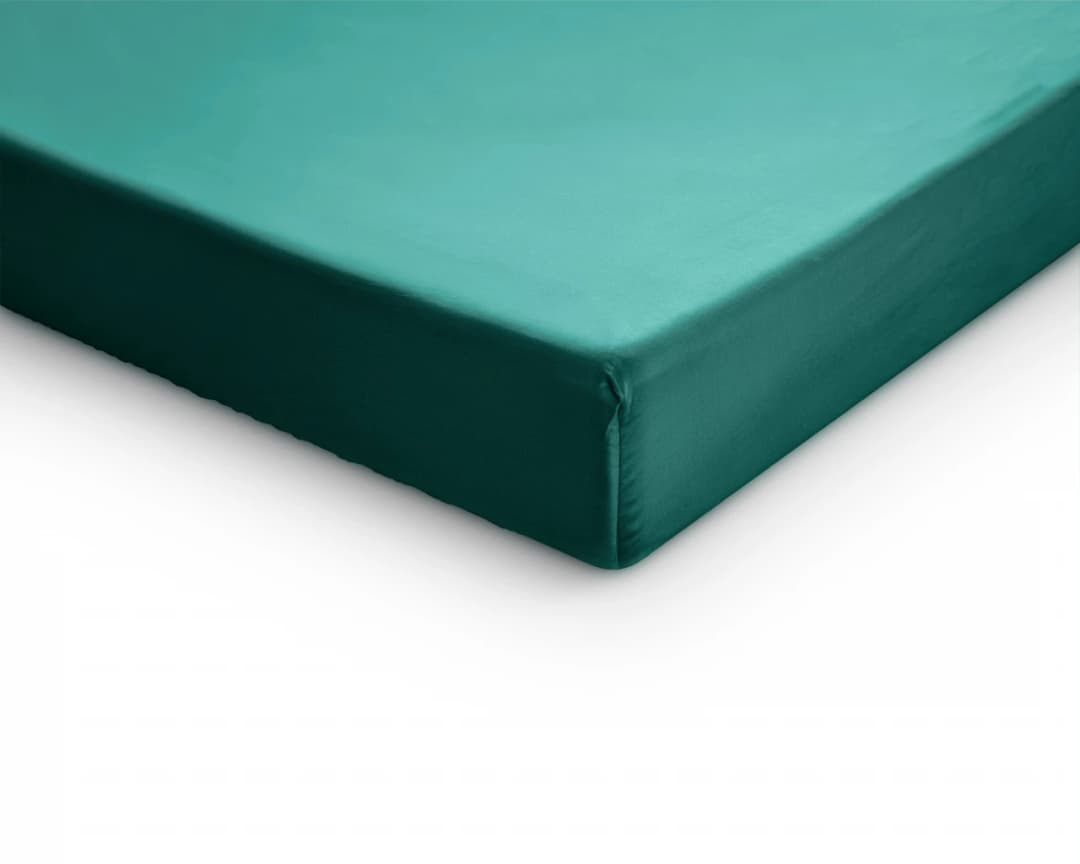 Hoeslaken Lex Donker groen 160x220 cm