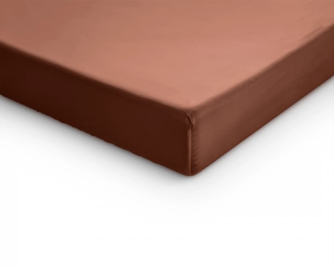 Hoeslaken Lex Bruin 140x200 cm
