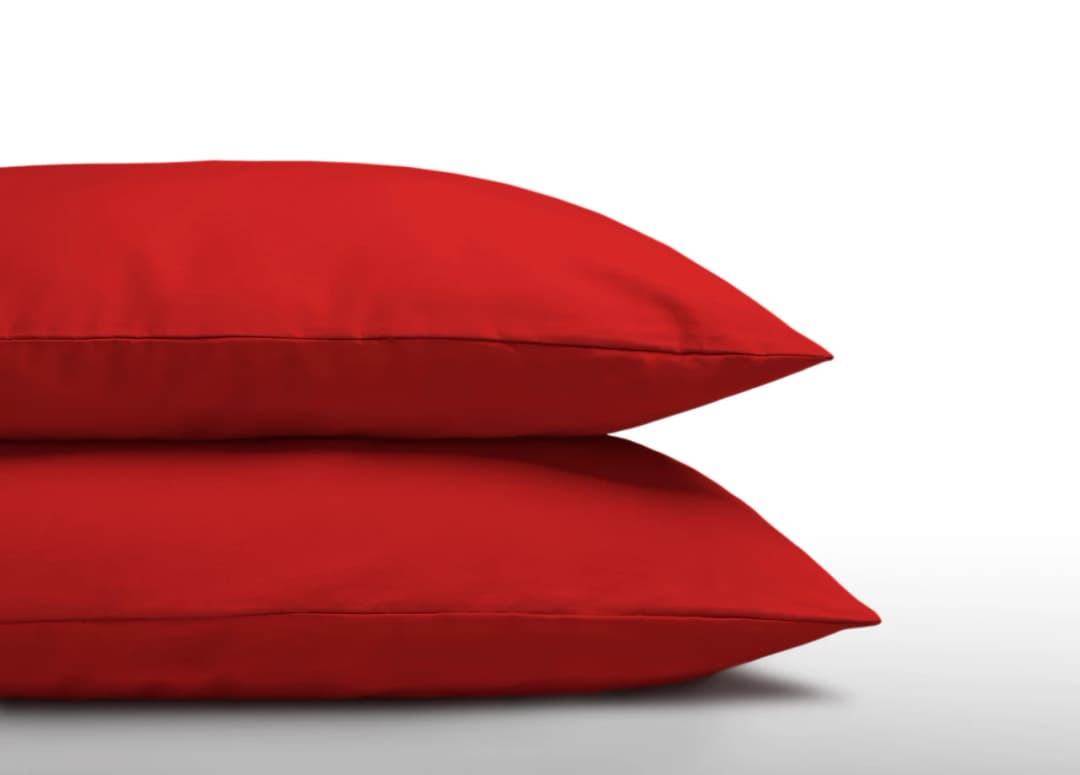 Kussenslopen Lubbert (set van 2) Rood 60x70 cm