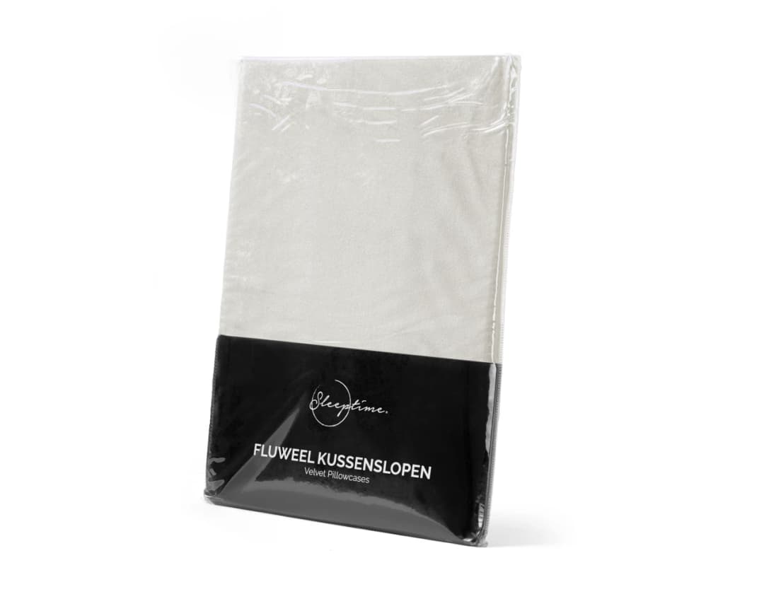Kussenslopen Maik (set van 2) Creme 60x70 cm