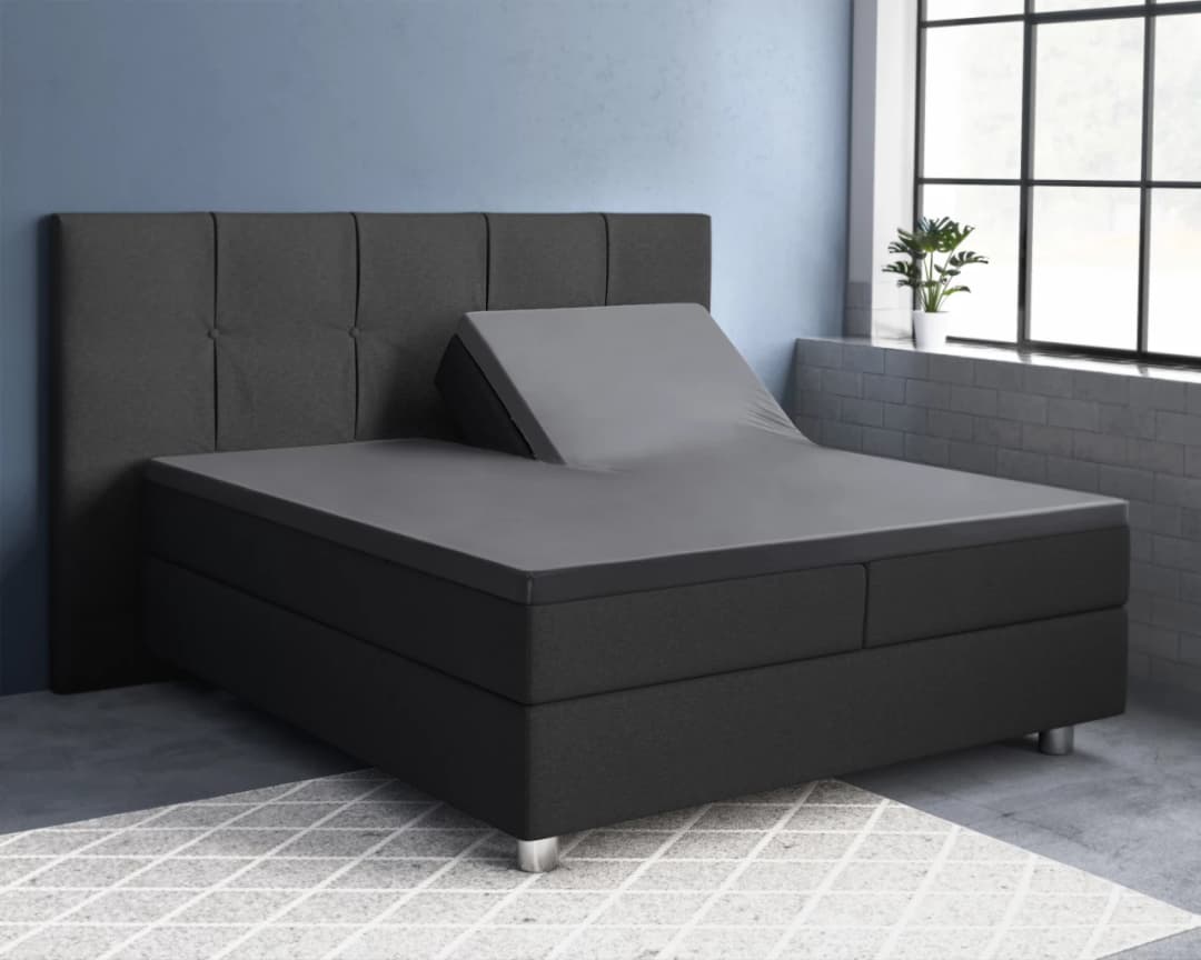 Hoeslaken Lauke Antraciet 160x200 cm