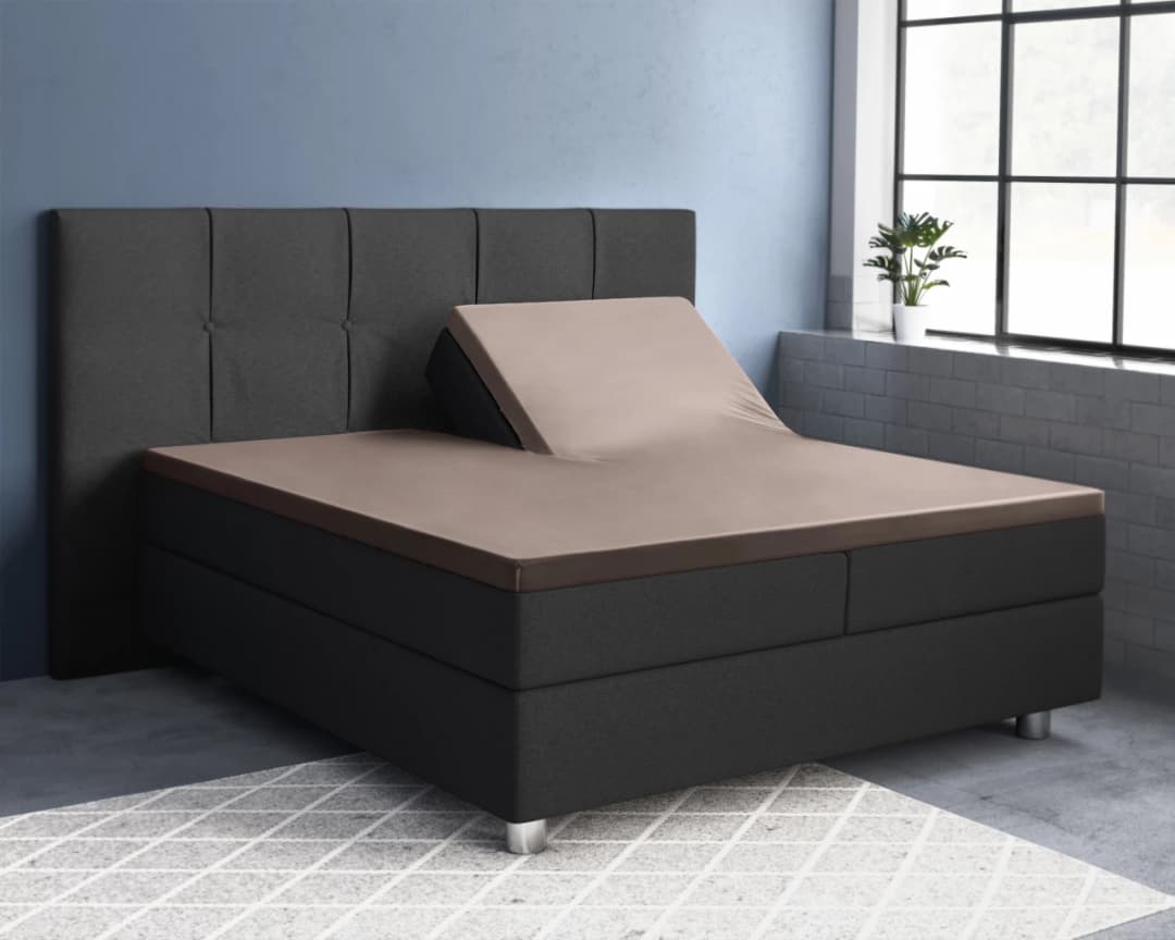 Hoeslaken Lauke Taupe 160x200 cm
