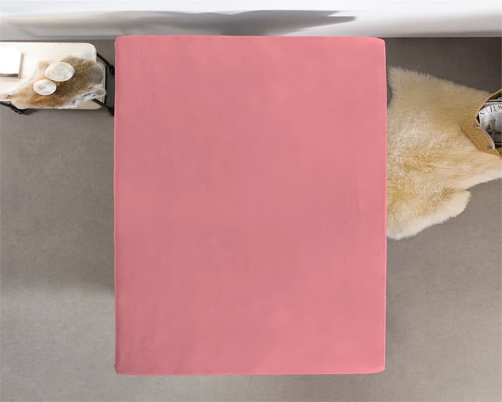 Hoeslaken Keimpe Roze 100x200 cm