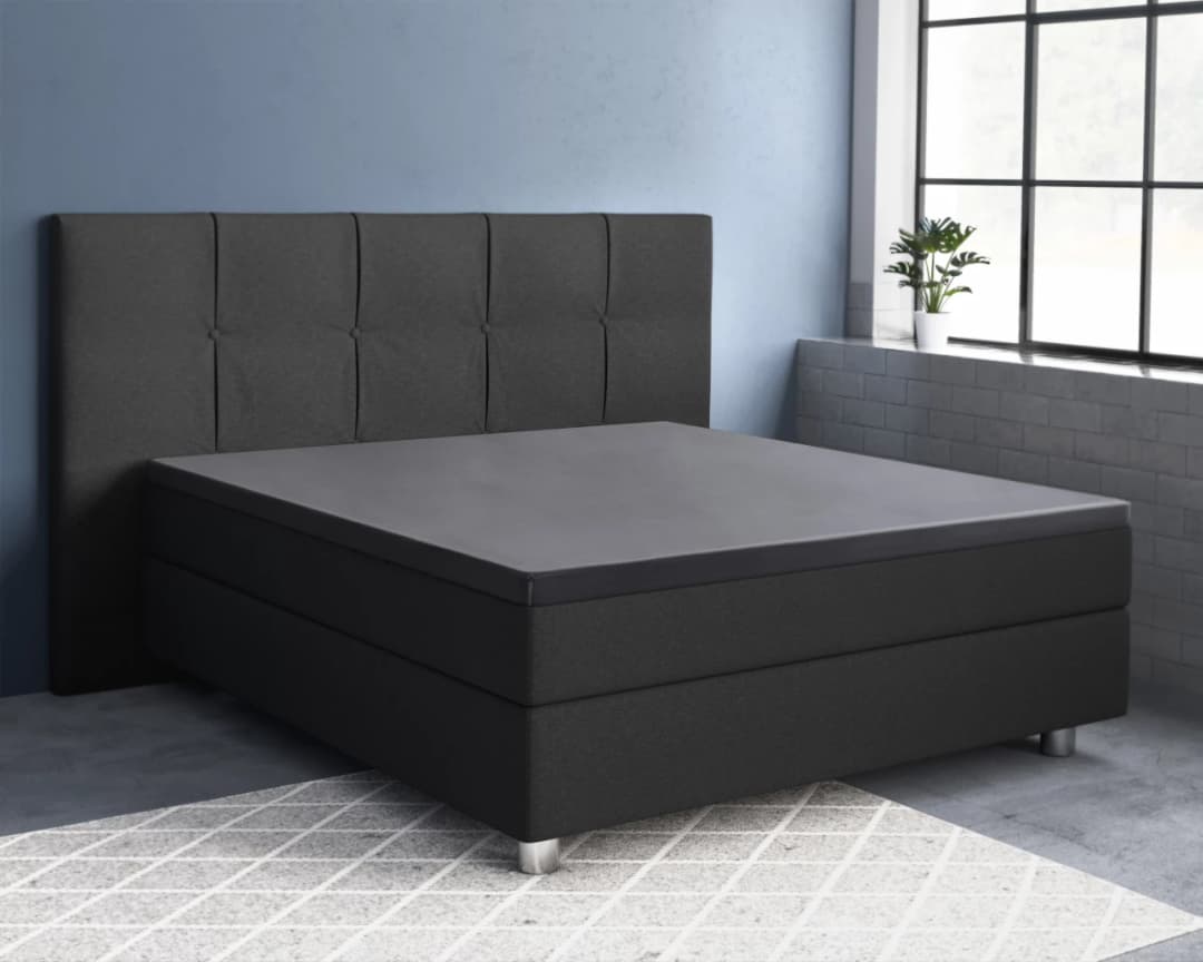 Hoeslaken Lex Antraciet 160x220 cm