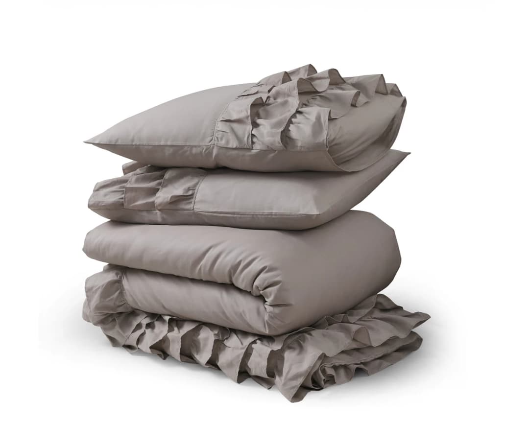 Dekbedovertrek Gassa Taupe 140x220 cm