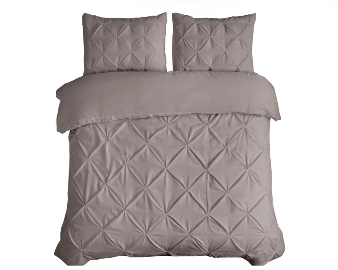 Dekbedovertrek Brit Taupe 240x220 cm