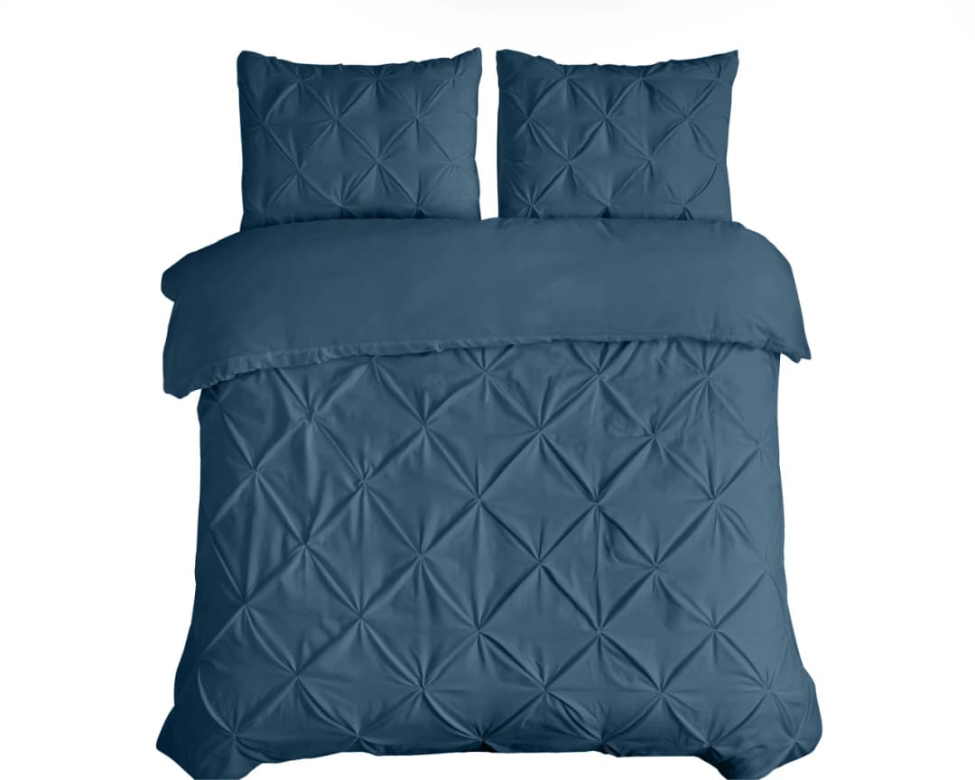 Dekbedovertrek Brit Blauw 140x220 cm