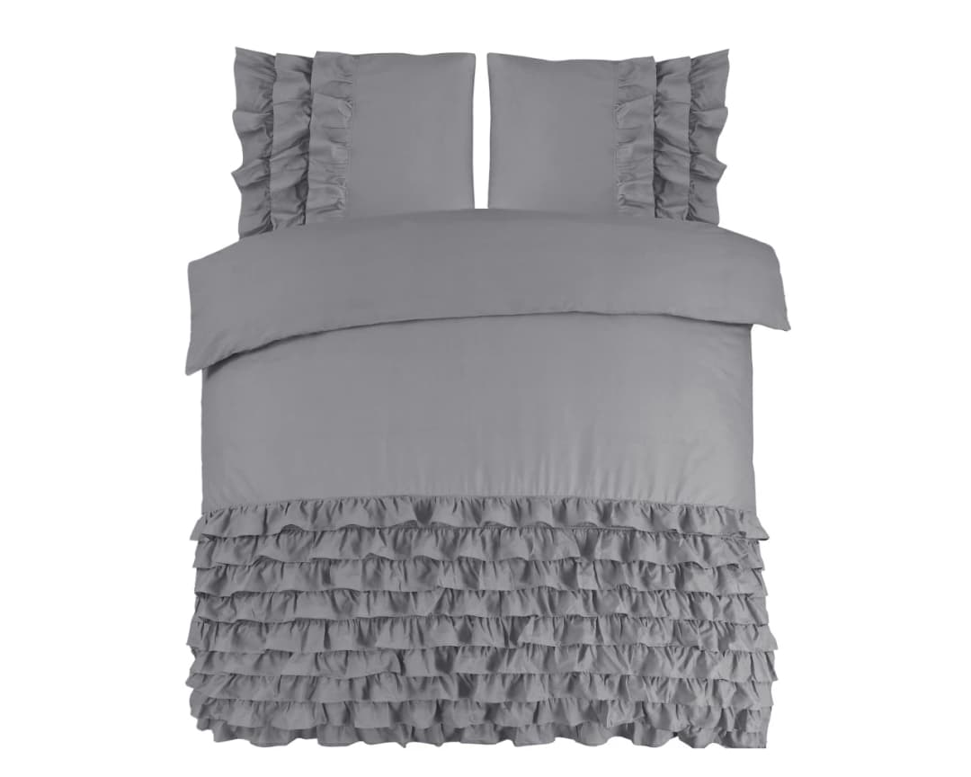 Dekbedovertrek Gassa Grijs 140x220 cm