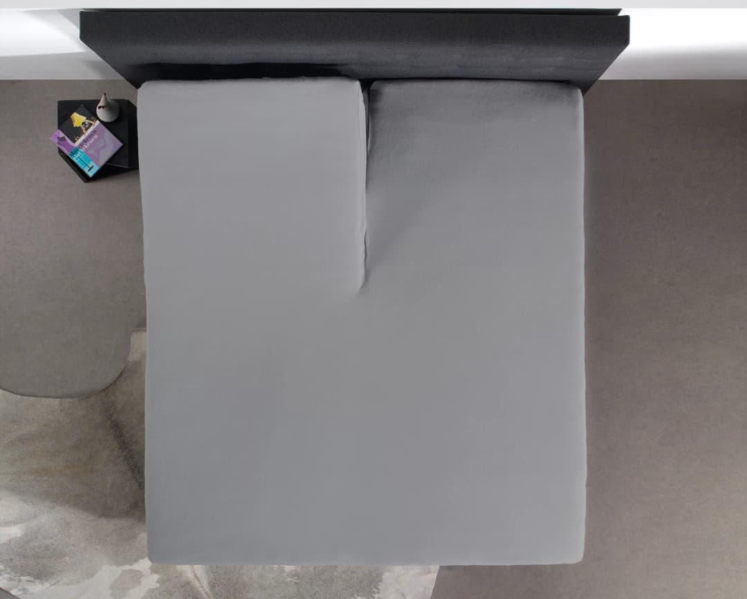 Hoeslaken Lammert Grijs 140x200 cm
