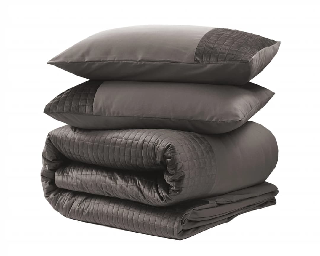 Dekbedovertrek Gies Taupe 140x220 cm