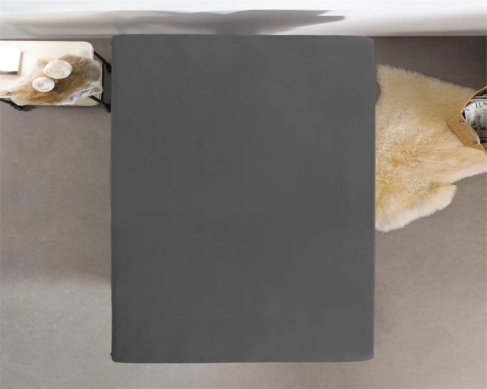 Hoeslaken Keimpe Antraciet 100x200 cm