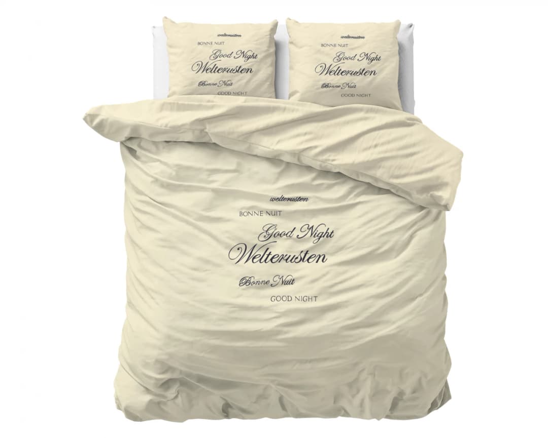 Dekbedovertrek Jarl Creme 240x200/220 cm