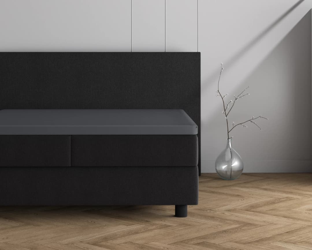 Hoeslaken Kees Antraciet 140x200/220 cm