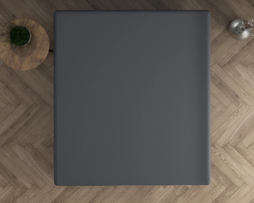 Hoeslaken Kees Antraciet 140x200/220 cm