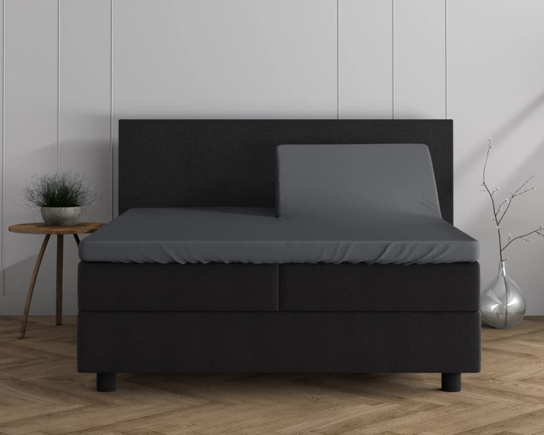 Hoeslaken Kalle Antraciet 160x200/220 cm