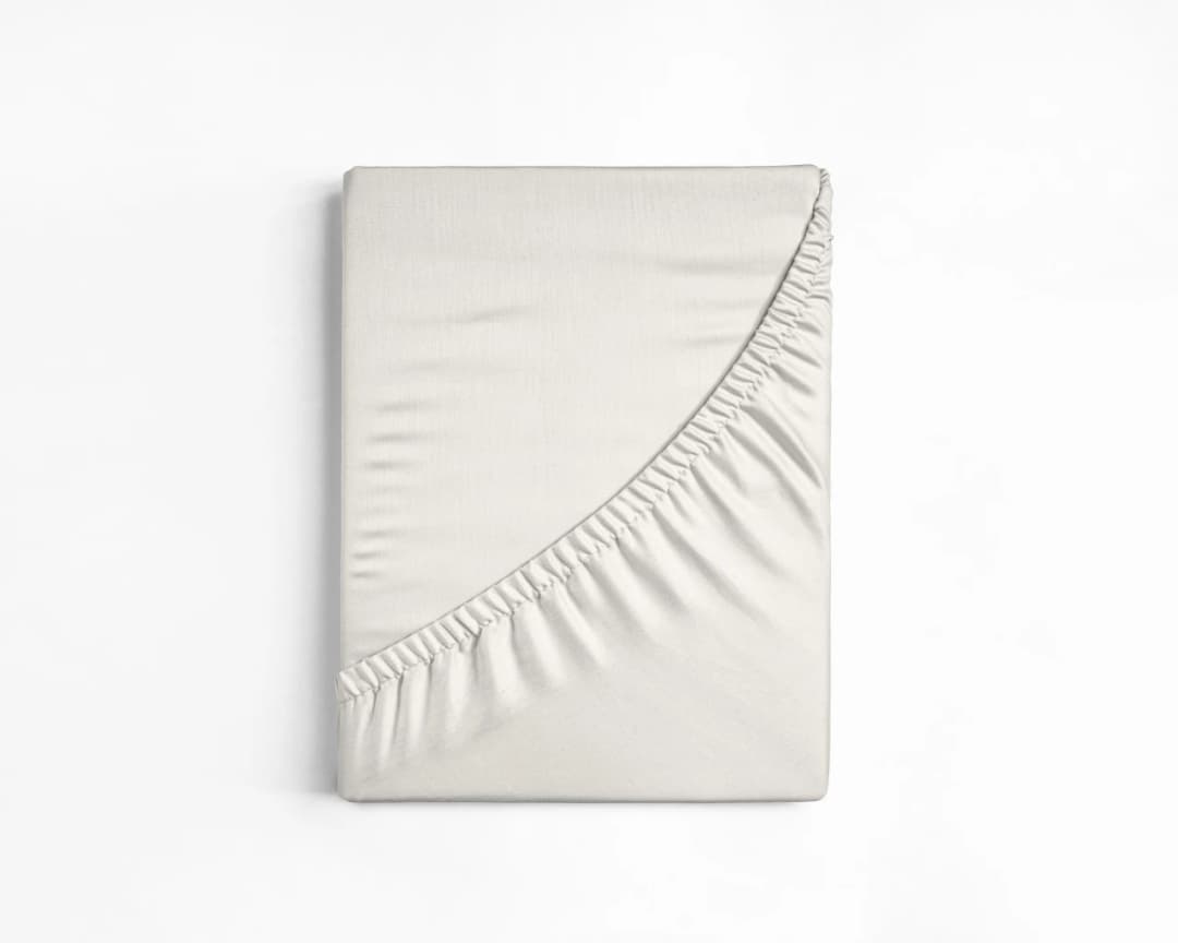 Hoeslaken Kolja Creme 90x200 cm