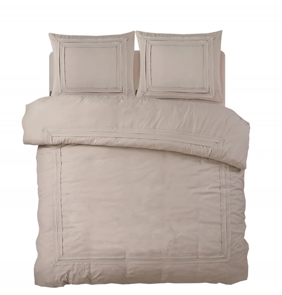 Dekbedovertrek Epke Taupe 200x200/220 cm