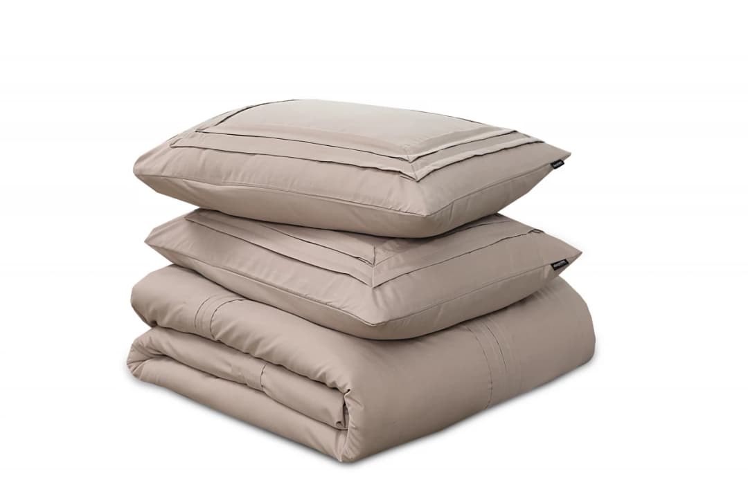 Dekbedovertrek Epke Taupe 200x200/220 cm