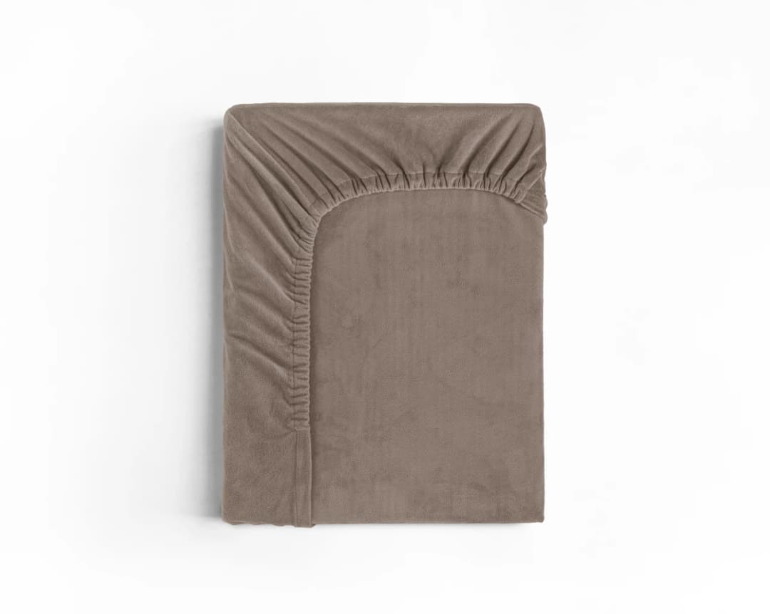 Hoeslaken Lieuwe Taupe 90x200 cm