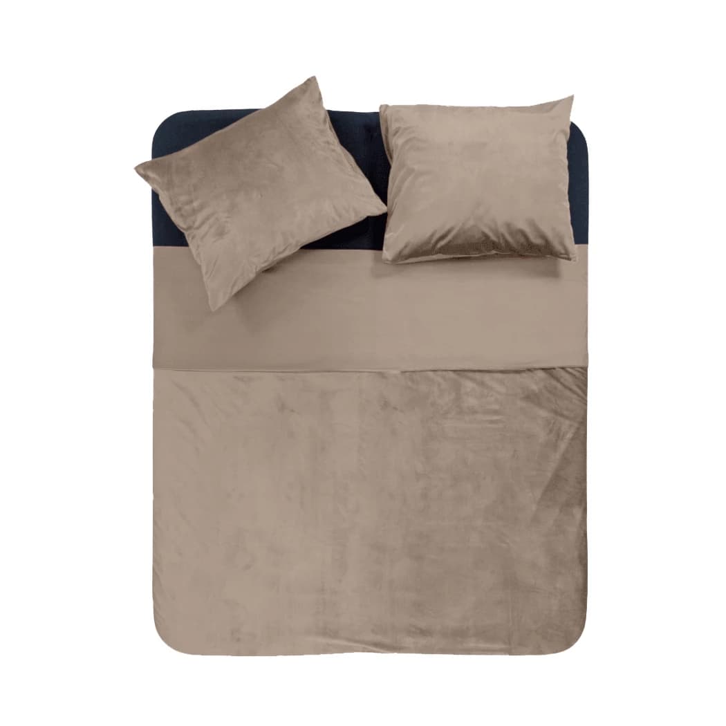 Dekbedovertrek Gorm Taupe 140x220 cm
