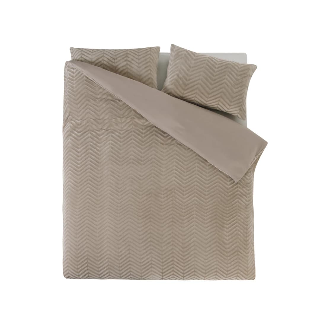 Dekbedovertrek Feline Taupe 140x200/220 cm