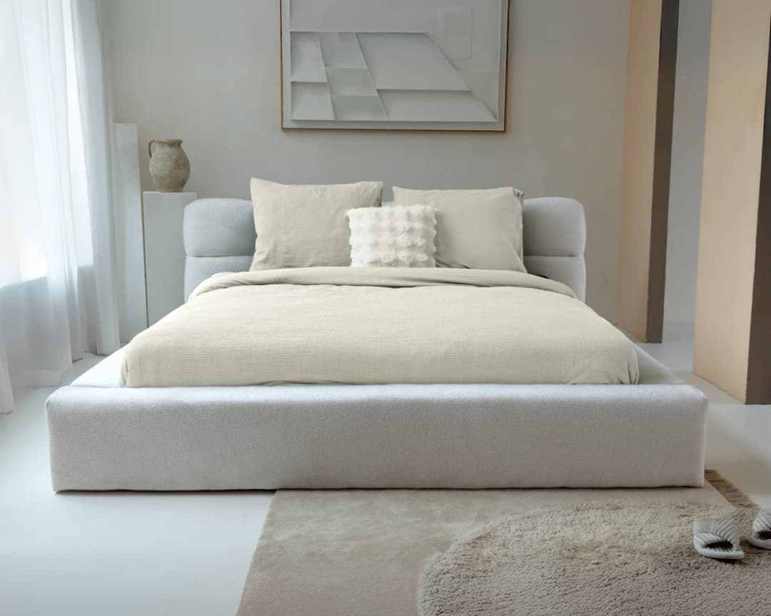 Dekbedovertrek Hylke Beige 200x200/260 cm