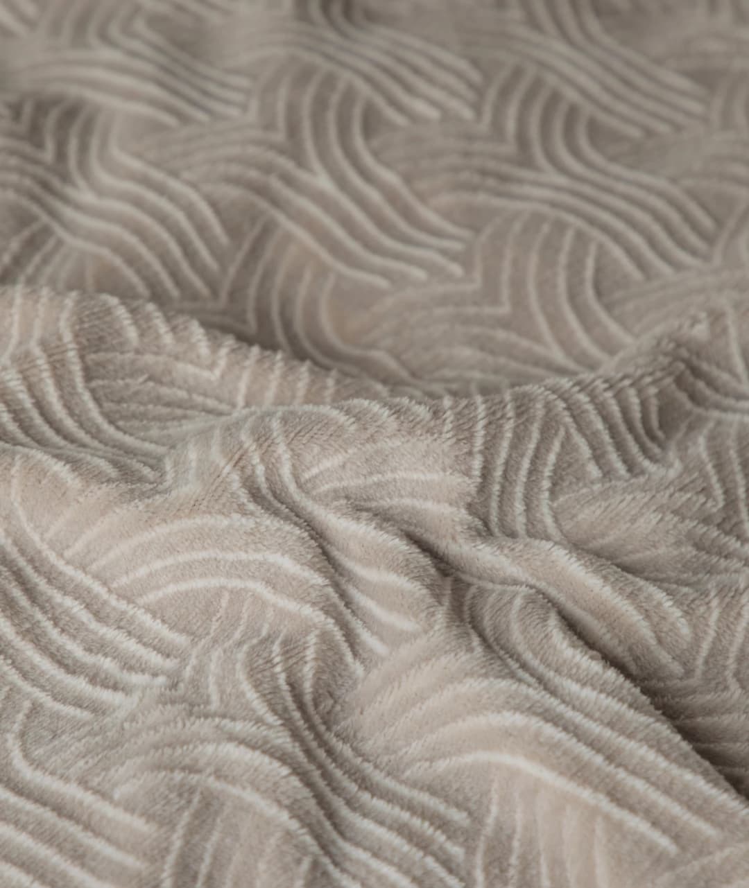 Dekbedovertrek Kjeld Taupe 140x220 cm