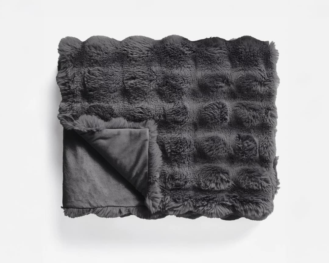 Plaid Mirre Antraciet 240x200 cm