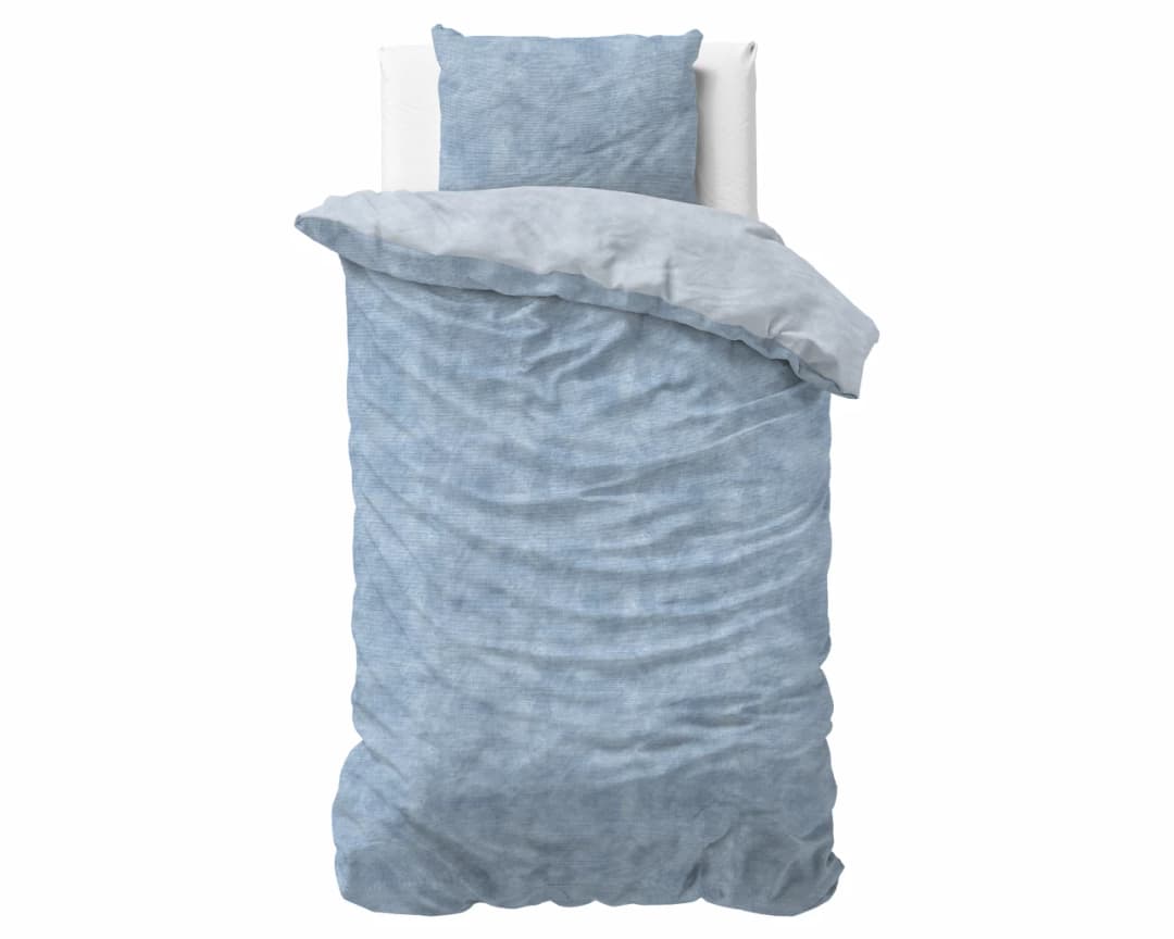Dekbedovertrek Linde Blauw 200x200/220 cm