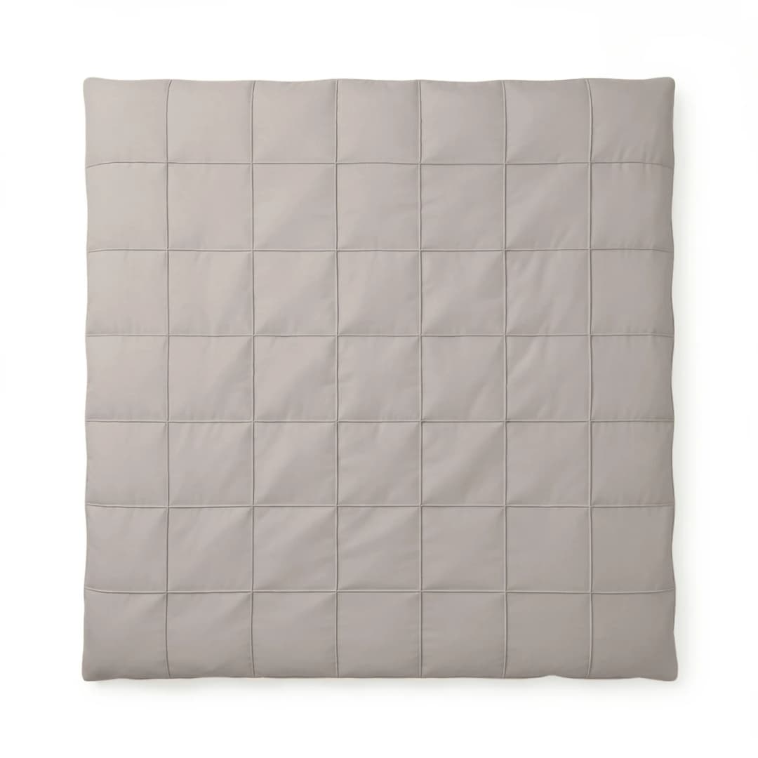 Dekbedovertrek Erben Taupe/Grijs 200x200/220 cm