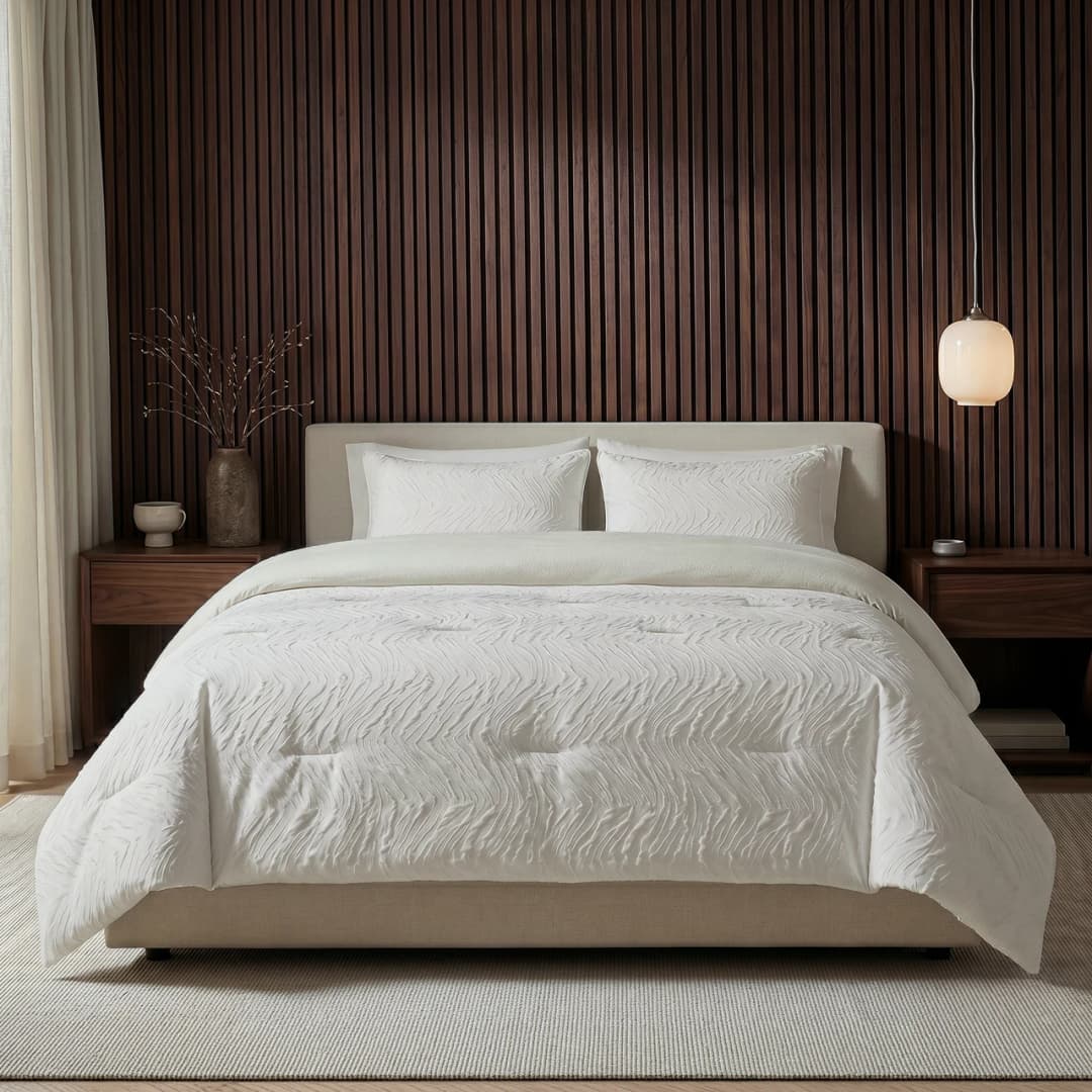 Wasbaar dekbed Salva Beige 140x200 cm