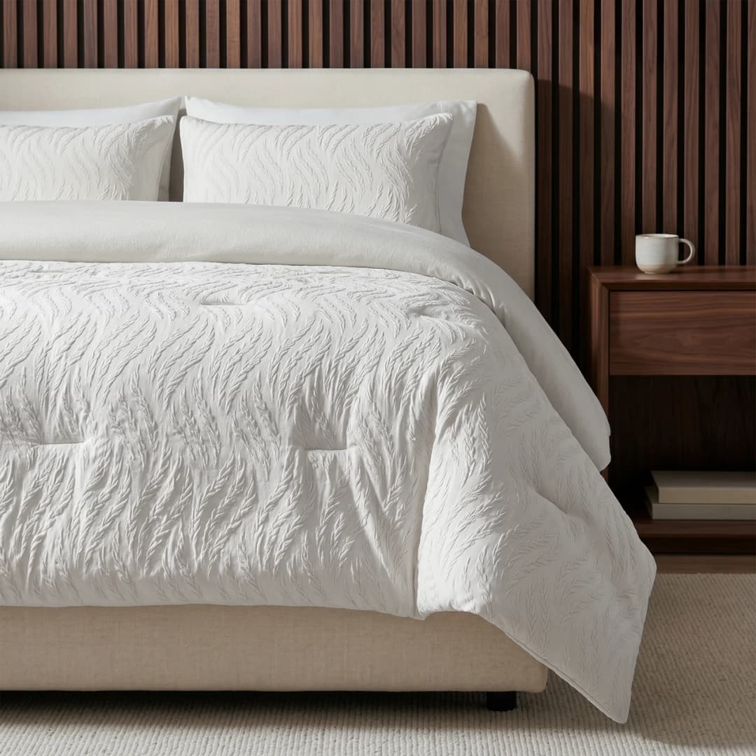 Wasbaar dekbed Rafa Beige 240x200 cm